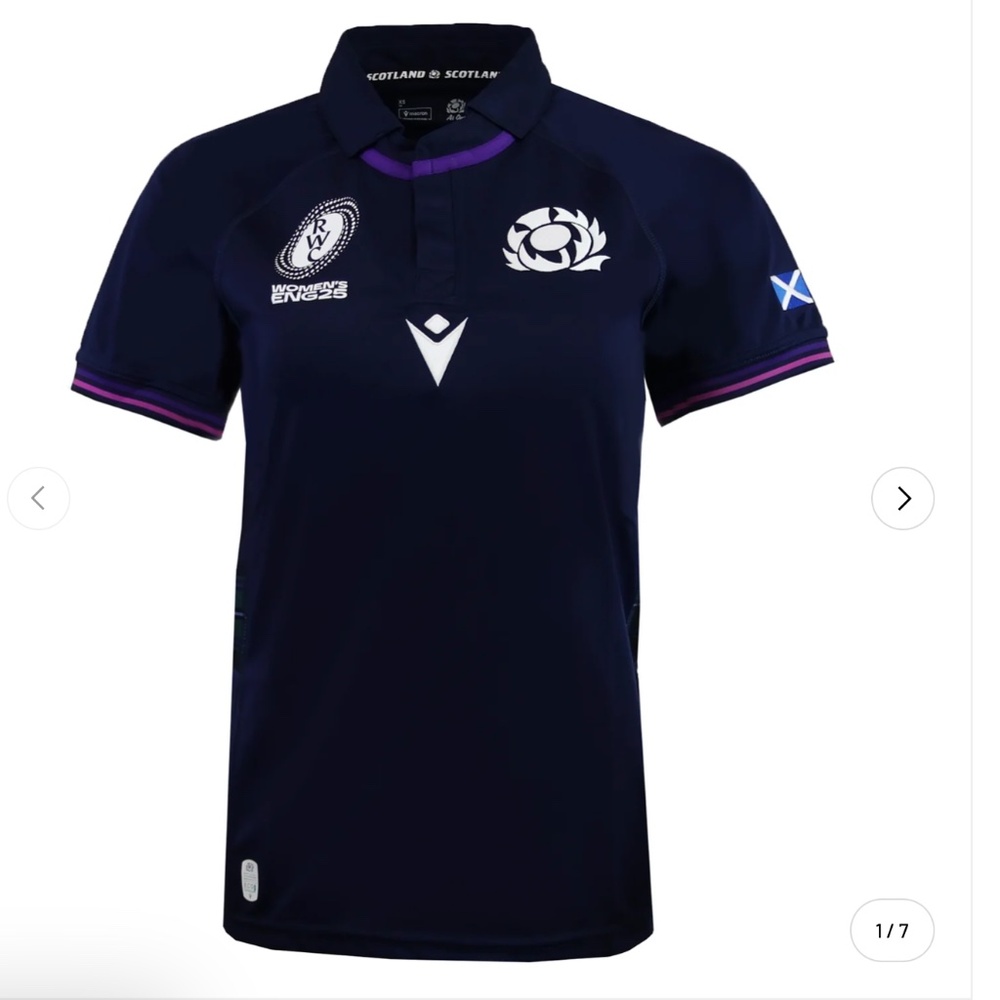 Womans Scotland Rugby Top Size M NWT